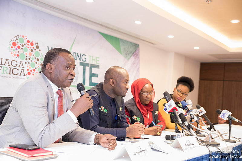 YIAGA Staff at a Press Conference YIAGA Staff at a Press Conference